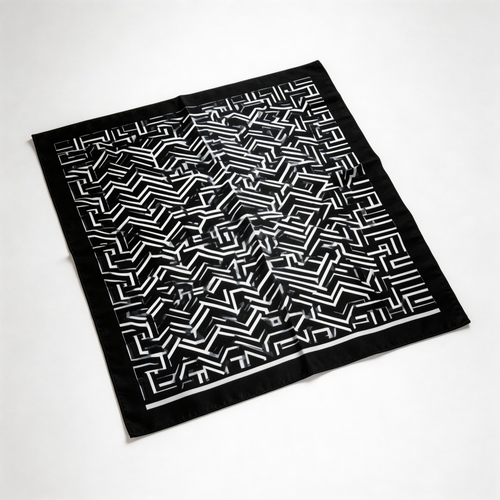 Fashion Favorite | Premium Silk Office Elegance | Modern Pattern Statement